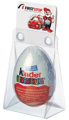 Kinder from Ferrero for all ages v u KINDER surprise egg from Ferrero in a transparent plastic
