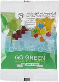 is a registered trademark of European Bioplastics ev in the EU 7P0430 Vegan organic fruit gum bears from certified organic ingredients, without