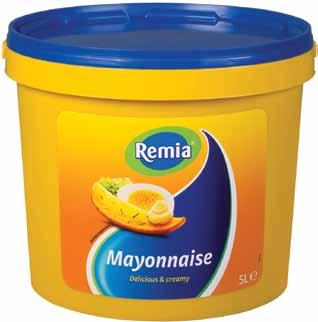 AMBIENT PRODUCTS 18046 Remia Mayonnaise 80% 5lt 18047 Remia Mayonnaise 80% 10lt 20643 Calder Love Sauce Thick & Creamy Mayonnaise 950ml Flavoured Mayonnaise 80364 Oasis Foods Coronation Mayonnaise 2.