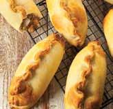 Pasty 30x240g Savoury blend of potato and corned beef encased in a light puff pastry Lamb 80606 Lewis Pies Oggee, Lamb & Vegetable with Mint 30x145g A puff pastry parcel of Welsh lamb and fresh