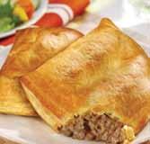 encased in puff pastry 83281 Wrights Meatball Marinara Lattice 36x175g Filled with meatballs and melted gruyere cheese with a rich tomato sauce and encased in puff pastry Pasties 3 5 4 6 84099 Pasty