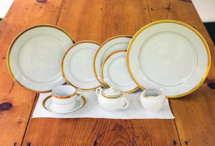 CHINA Elegant Porcelain China A fine china to enhance both your table and food.