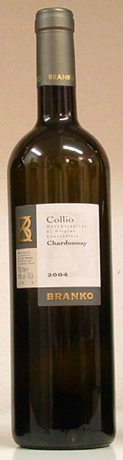 Branko ROYALTY IMPORTERS LLC Branko Collio Chardonnay DOC Producer: Branko Varietal: 100% Chardonnay Region: Collio (Friuli) Vineyard: Collio area of the Province of Goriza situated near the