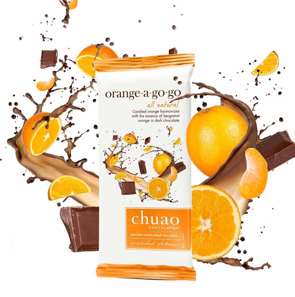Introducing orange-a-go-go Rich dark grooves with zesty bits of candied orange and soulful bergamot