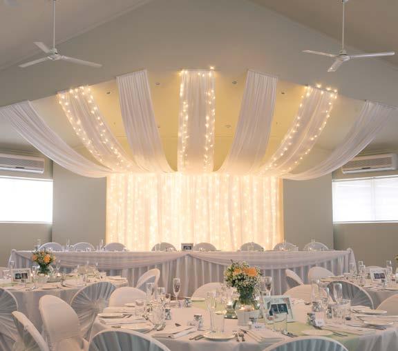 The Bangalow Room RECEPTION VENUE FEATURES: