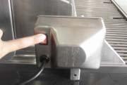 Insert rotisserie spit rod 20V AC 60Hz, 4W, 40mA 2. When finished using rotisserie motor, switch to off position and unplug.
