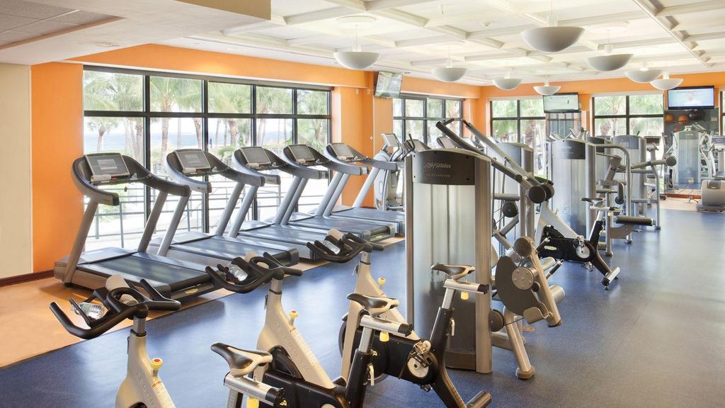 Fitness Center Open 24 hours Cardiovascular equipment, free weights, and fitness classes Outside volleyball and basketball courts Nearby Run Routes Ft.
