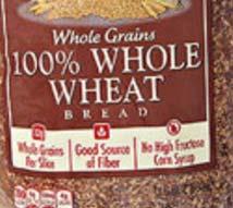 Step 3: Does the front of the package state 100% Whole Grain, 100% Whole Wheat, or have a 100% Whole Grain stamp?