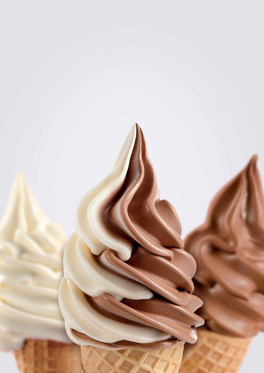 world class machines A Carpigiani soft serve machine turns fresh ingredients into sumptuously creamy product, ready to serve in a matter of minutes.