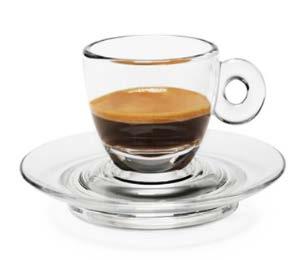 Espresso Doppio Ristretto 30-35ml in 15-20 seconds, using