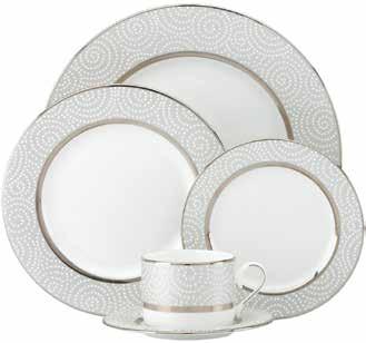 75 in / 27,3 cm Bread and Butter Plate 830077 6 in / 15,2 cm Oval Platter 830080 13 in / 33 cm Accent Plate 855310 9 in / 22,9 cm Pasta Bowl / Rim Soup 830081 12 oz / 354 ml Open Vegetable Bowl
