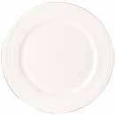 Tin Can AlleyTM The border of this white bone china pattern Four Degree Plate 6376040 11 in