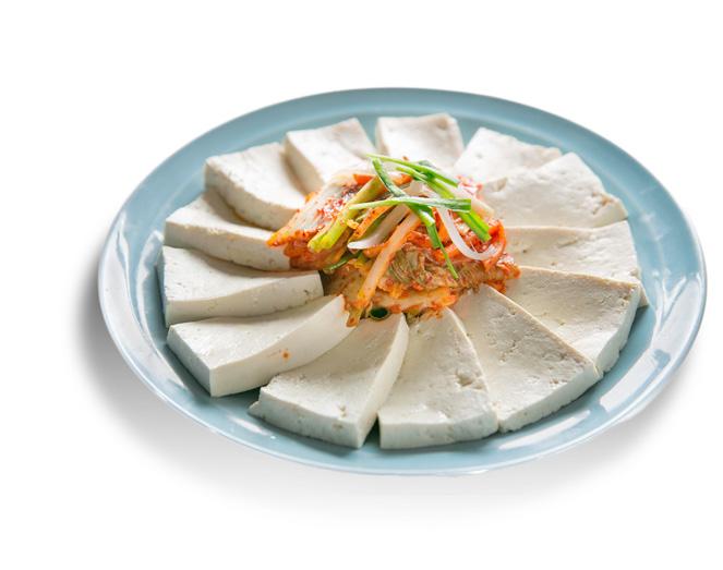 50 두부김치 DUBU KIMCHI 豆腐キムチ Heated tofu with