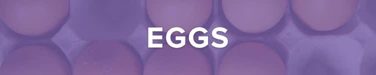 Eggs can be present in the following: Albumin (also spelled albumen) Baked goods Egg (dried, powdered, solids, white, yolk) Eggnog Egg substitutes Lecithin Lysozyme (a food preservative) Macaroni