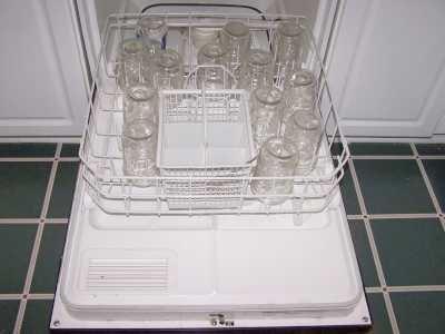 sterilizing The dishwasher is fine for the jars; especially if it has a "sterilize" cycle.