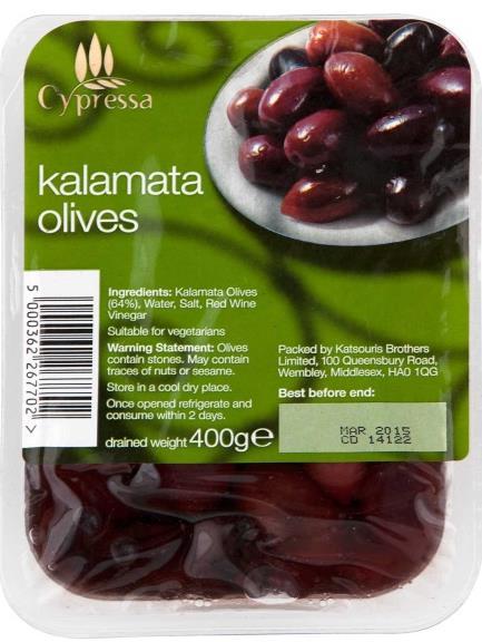 olives 6 x 400g