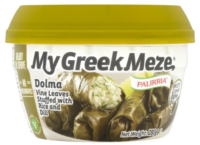 My Greek meze- cooked (Microwaveable)