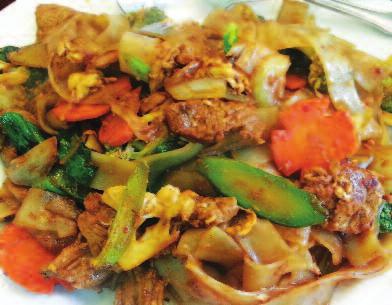 99 PT1. Pad Thai w/ choice of meat....................$8.99 Beef, chicken, pork or vegetarian PT2. Pad Thai w/ choice of combination (chicken, beef, pork & shrimp) Seafood or Shrimp (only).....................$11.