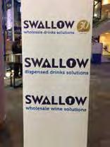 Continuing to supply a variety of establishments and delivering six days a week in our new fleet of branded vehicles, Swallow Drinks aims to provide all of its customers with a fast, professional