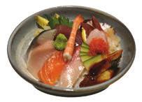 assorted sashimi served w/ rice assorted sashimi