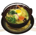 00) * Nabeyaki Udon 鍋焼きうどん 14 chicken, egg over easy, tempura shrimp & assorted vegetables in bonito soup Tempura Udon or Soba 天ぷらうどん そば 13 assorted tempura aside w/ bonito soup (soba +0.