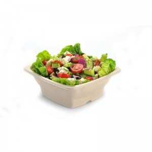FOODSERVICE DISPOSABLES BOWLS - PAPER &PULP SAB-49032F BOWLS - PAPER &PULP SABERT 32 OZ SQUARE PULP BOWL 300/CS This bowl is an eco-friendly food packaging option that is 100% compostable as it is