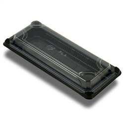 Use with compatible plastic lid (51201F1000). This item comes packed 1000 per case. S-PLAST01 CATER TRAYS PLA 9X4X1.
