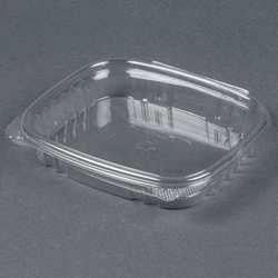 FOODSERVICE DISPOSABLES CONTAINERS - HINGED DELI A-AD16S CONTAINERS - HINGED DELI 16 OZ SECURE SEAL HINGE CONT 200/CS Give your customers the ultimate deli experience with this shallow, clear Genpak
