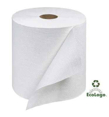 TOWEL & TISSUE HARD ROLL TOWELS SCA-RB6002 HARD ROLL TOWELS 8"X600' BLEACHED ROLL TOWEL 12/CS Tork Universal Roll Towels are soft, strong, and highly absorbent offering the perfect combination of
