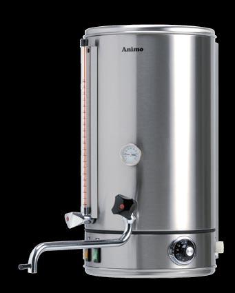The Animo ComBiline combines the supply of hot water with a coffeemaking machine (see pages 4 7). Additionally, Animo offers various other options.