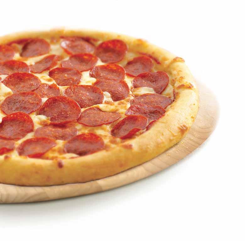 * All pizza serving sizes are based upon one medium slice.