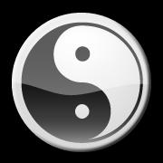 Taoism Balance between 2 extremes no love with out hate no peace without war no male without