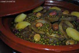 Tajine The tajine is a clay pot with a conical lid, used in many countries of North Africa to achieve extremely tasty stews, which is used directly in the baking