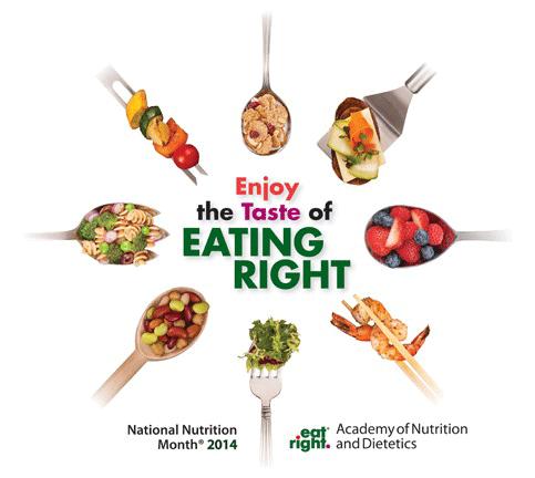 National Nutrition Month March is recognized at National Nutrition Month which is dedicated to helping individuals live a healthier lifestyle.