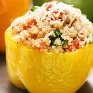 Recipe of the Month Stuffed Bell Peppers!