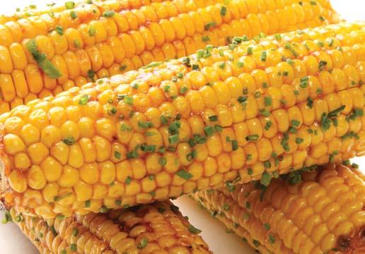 Sweet corn cobs should feel and look moist and plump, with the kernels inside fat and shiny; press against the husk and you should be able to feel the kernels inside.