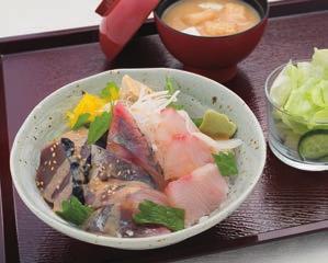 50 Tuna, salmon, 2kinds of daily catch fish sashimi, 2 kinds of Kobachi, rice