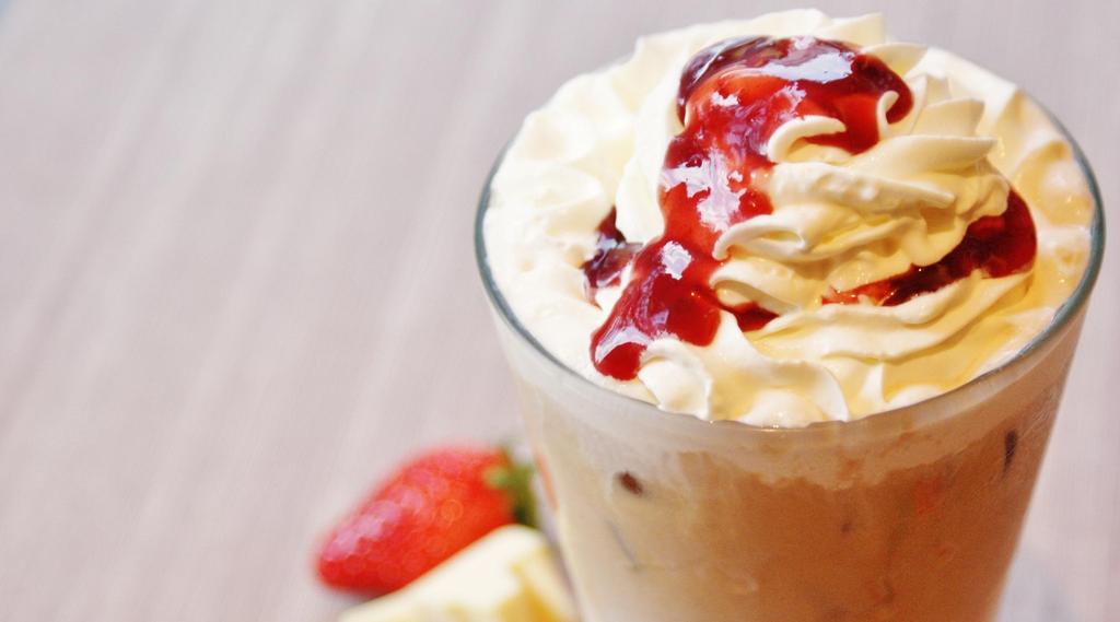 ANDROS Iced White Chocolate Strawberry Mocha Ingredients: Andros Strawberry Ripple Base 20 ml.