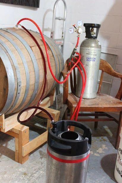 Racking out With a newer (to you) barrel, sample frequently so as not to over-oak or extract too much spirit character. Rack to a keg when it s at the right level for your taste.