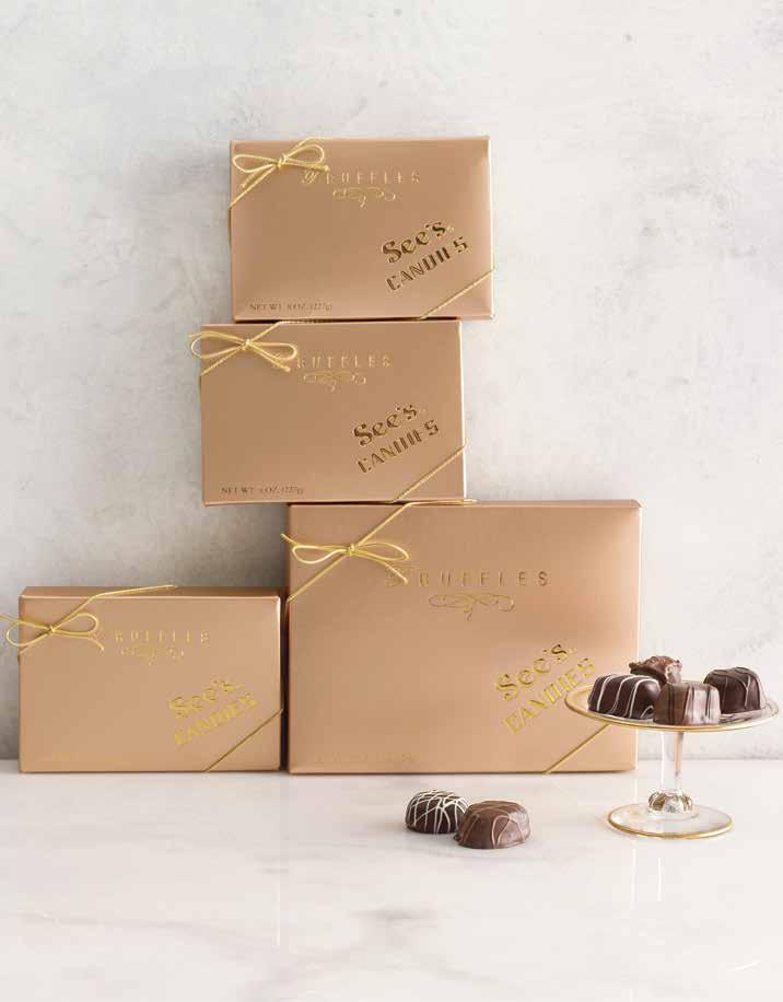 Elevate the art of giving. Truffles Little chocolate treasures. An unforgettable taste experience.
