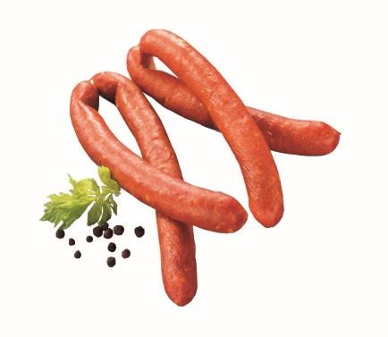vacu Small Turkey Grill Sausages Coarse turkey grill sausages with a characteristic mixture of herbs: marjoram and thyme, underlined with a taste of pepper. Typical small size.