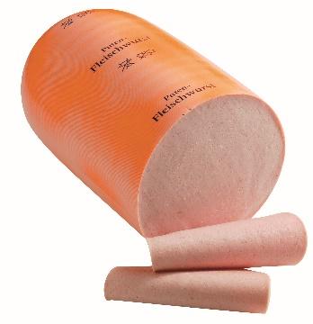 2,5 kg 4 x 2,5 kg Turkey Mortadella with turkey haunch A genuine classic: cooked sausage with juicy pieces from