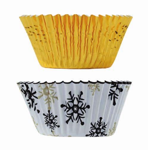 Silver Pk/45-48 x 32mm 47F-157-23 Foil Cup Cake