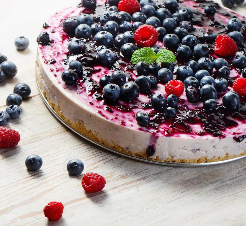 Blueberry Vanilla Cheesecake Luxurious and luscious, what could be more mouth-watering than this for a weekend celebration with family and friends?
