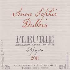 " (Neal Martin) Anne-Sophie Dubois is one of the rising star in Fleurie. Her parents own a small estate in Champagne, but in early age she decided to take over the family winery in Fleurie.