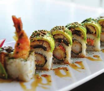 Lobster & Avocado Roll 9.50 R26. Dragon Roll 10.00 Smoked Eel, Cucumber, Topped W.