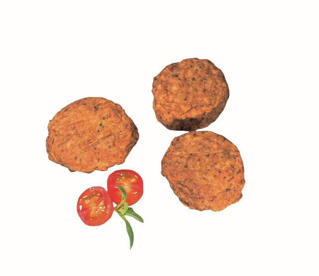Halal Turkey Convenience Products (frozen) Turkey-Burger Spicy turkey hamburgers, like homemade, ready cooked, a pleasure hot and cold.