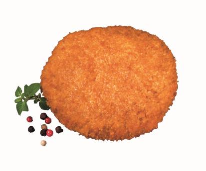 Halal Turkey Convenience Products (frozen) Turkey Escalope Tender cuts of finely chopped turkey meat, thinly bread crumbed and fried crispy.