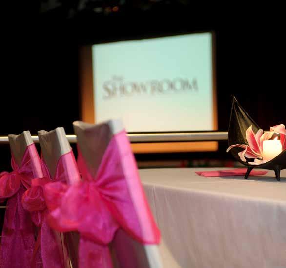 THE SHOWROOM CAPACITY Theatre 500 Banquet (rectangle)