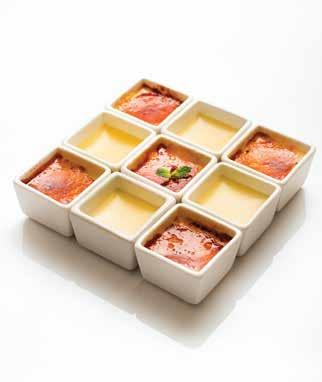 Cannelloni, Gravlax with Dill Mustard Sauce Soup Cream of Asparagus